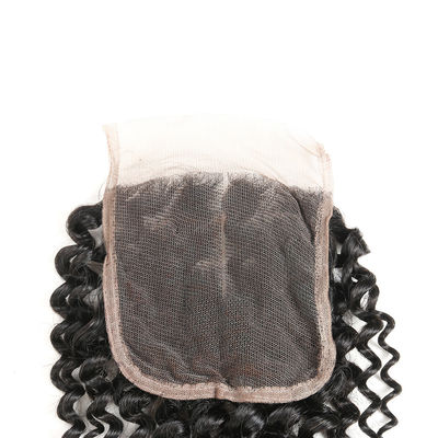 Chine Nettoyez la fermeture de trame de dentelle de cheveux 4 * 4, perruques humaines de dentelle avec des cheveux de bébé fournisseur