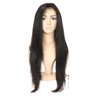 Chine Longues perruques véritables lisses de dentelle de cheveux de Vierge, cheveux droits de perruques de dentelle fournisseur