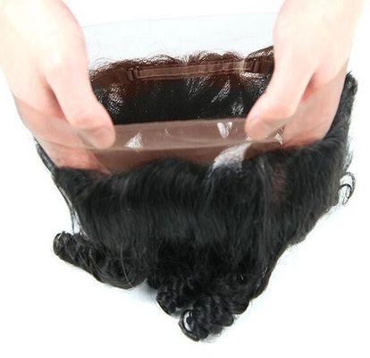 Chine Fermeture non-traitée de dentelle de 360 cheveux, 100 perruques d'avant de dentelle de cheveux fournisseur