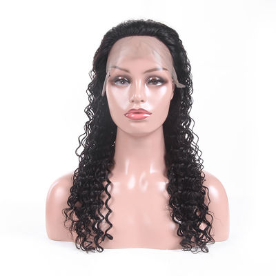 Chine Nettoyez les perruques de trame de dentelle de cheveux de Vierge/pleins cheveux courts de perruques de dentelle profondément bouclés fournisseur