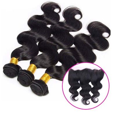 Prolongements brésiliens de cheveux de Vierge authentique, armure de cheveux de Vierge de Remy de Brésilien fournisseur