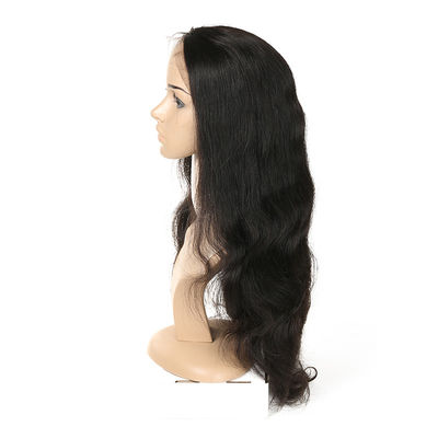 Pleines perruques authentiques de dentelle de cheveux avec la trame de double de cheveux de bébé aucun rejet fournisseur