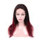 Perruques véritables de dentelle de cheveux de Vierge, noires aux cheveux rouges de perruques de dentelle de Remy fournisseur