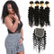 Prolongements brésiliens de cheveux de Vierge noire naturelle, 4 paquets de cheveux brésiliens fournisseur