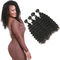 Les longs cheveux profonds naturels de vague empaquettent/prolongements profonds crus de cheveux de vague fournisseur